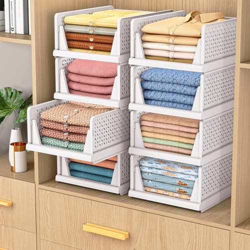 Detalle 2 de TidyIsles Organizador Armario Plegable 4 unidades