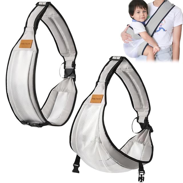 Detalle de Babytragetuch als Kleinkind Trage seitlich – verstellbare Babytrage für Babys von 0 bis 36 Monaten (bis 20 kg)