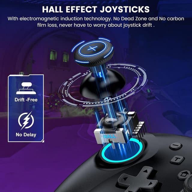 Detalle 2 de BEBONCOOL Switch Controller mit RGB-Licht