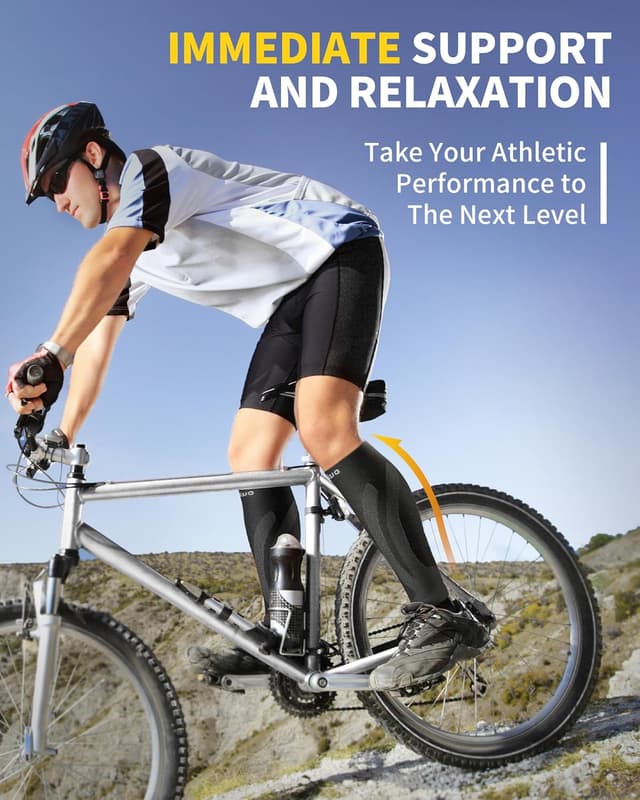 Thumbnail 4 de CAMBIVO 2 Pairs Calf Compression Sleeve