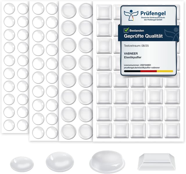 Detalle de Elastikpuffer Transparent 172 Stück