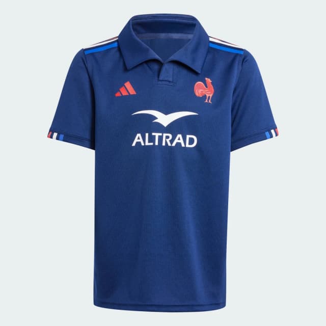 Imagen de Adidas Camiseta primera equipación Francia Rugby (Adolescentes) 🏉 en OfertitasTOP