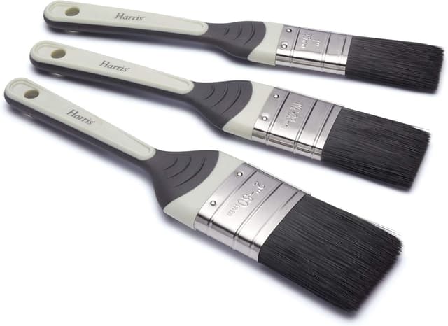 Detalle de Harris Seriously Good 3 Pack Gloss Flat Brush Set (1in, 1.5in, 2in)