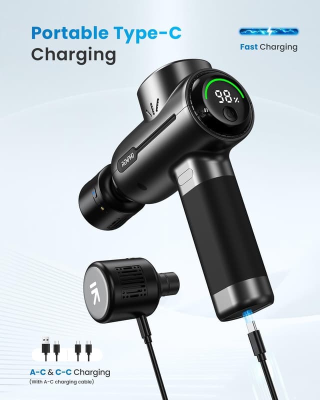 Thumbnail 5 de RENPHO Pistola de Masaje con Calor y Frío 💆♂️