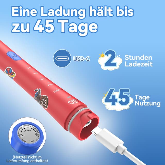 Thumbnail 4 de JTF Cepillo de dientes sónico para niños 3+ años