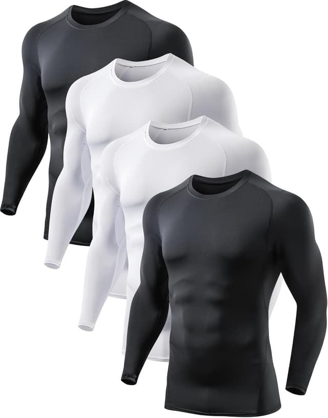 Detalle de Compression Shirts 5-Pack Long Sleeve Base Layer