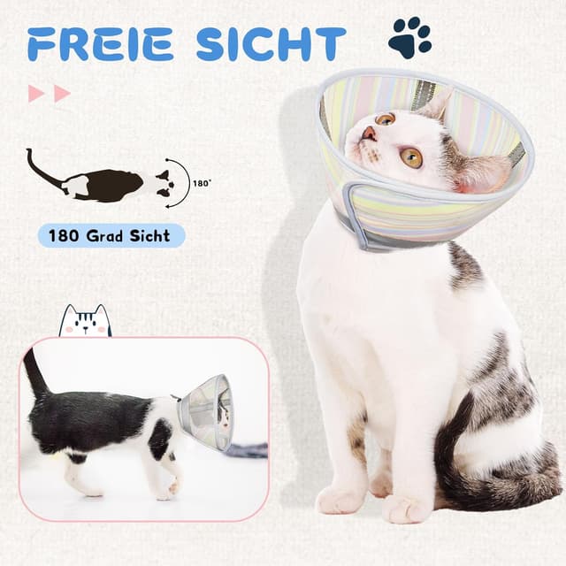 Thumbnail 6 de Weicher Katzenhalskragen 3 Größen 🐱