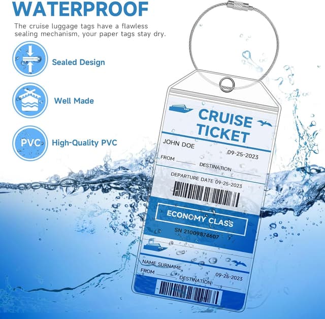 Detalle 2 de Alyvisun 6 Pièces Porte-Étiquettes Croisière