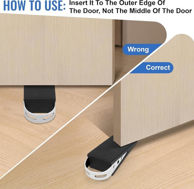 Thumbnail 4 de WUFANC WUFANC cale porte caoutchouc 12 x 5 x 3 cm