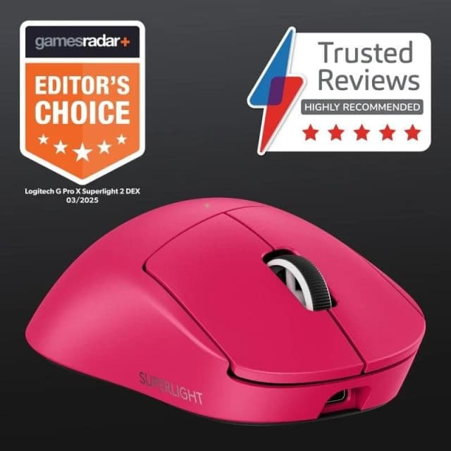 Detalle de Logitech PRO X SUPERLIGHT 2 Ratón gaming 44.000 DPI