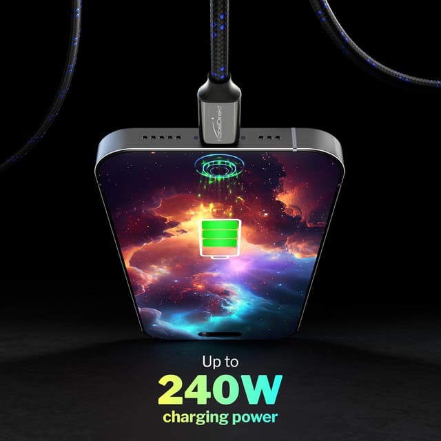 Thumbnail 2 de KabelDirekt USB C Kabel Schnellladen 3m