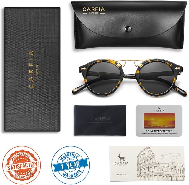 Thumbnail 6 de Carfia Round Polarized Sunglasses CA5395