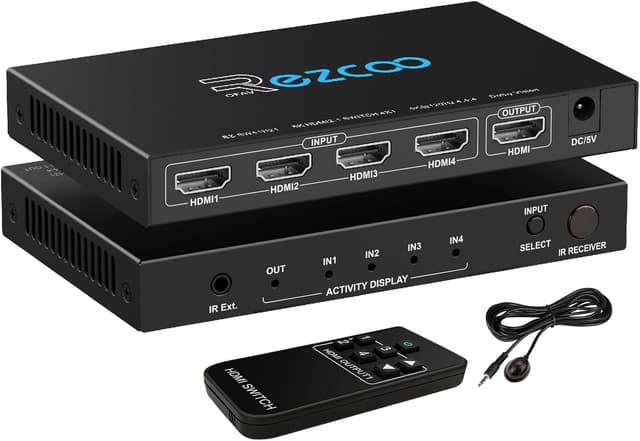Imagen de Switch HDMI 2.1 4x1 4K@120Hz Estrattore audio en OfertitasTOP