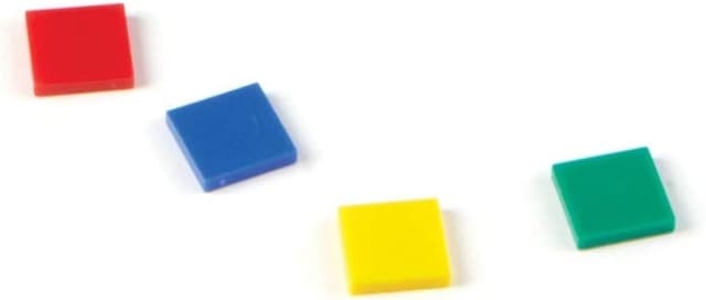 Thumbnail 4 de hand2mind Plastic Square Color Tiles 400 🎲