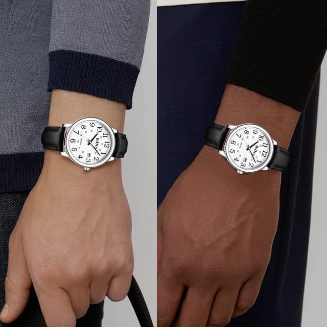 Thumbnail 5 de HANPOSH Herren Armbanduhr Analog Quarz, wasserdicht