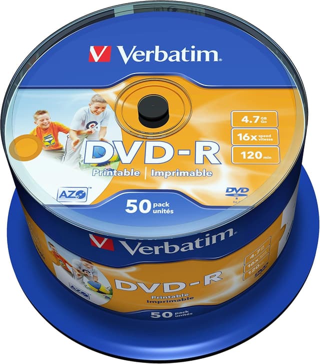 Detalle de Verbatim DVD-R 4.7GB 16x 50er Pack