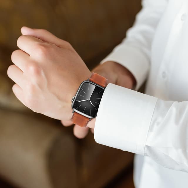 Thumbnail 5 de Anlinser Leather Strap for Apple Watch 49mm