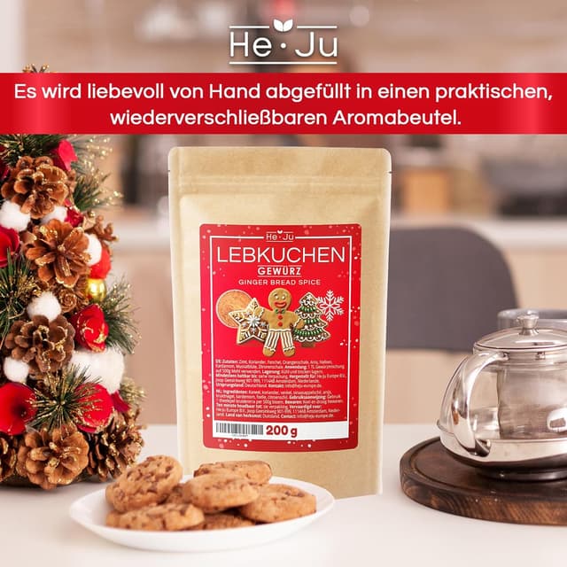 Thumbnail 6 de He-Ju Lebkuchengewürz 200g 🍪