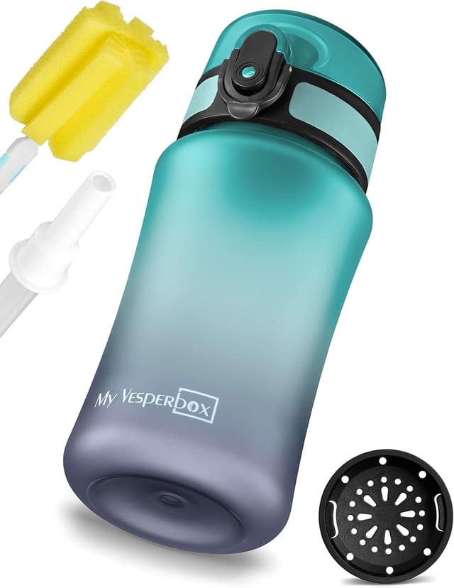 Detalle de Kinder-Wasserflasche 350 ml für Schule