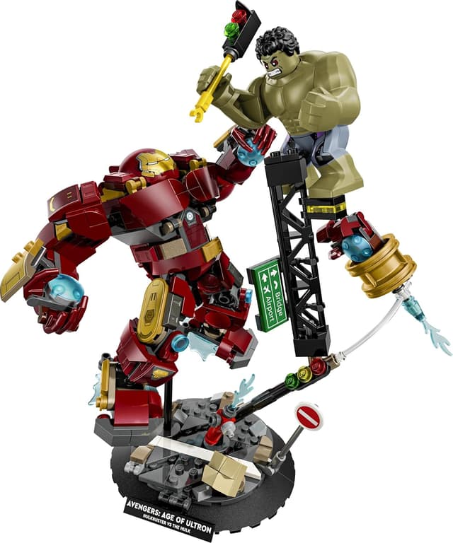 Detalle 2 de LEGO 76343 Hulkbuster vs Hulk toy set