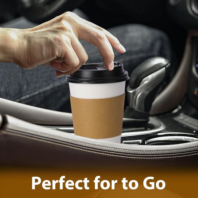 Thumbnail 5 de Clawsoff 100-Pack 12 oz Disposable Coffee Cups ⚡