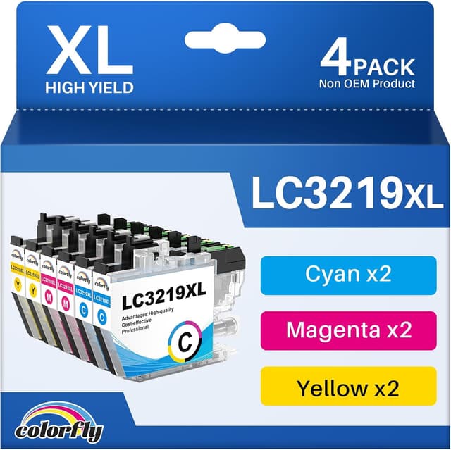 Detalle de colorfly LC3219XL cartucce compatibili per Brother (6 pack) per MFC-J5330DW e MFC-J5730DW