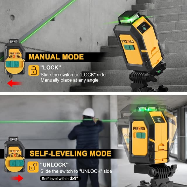 Detalle 2 de PREXISO Laser Level with Tripod 30 m