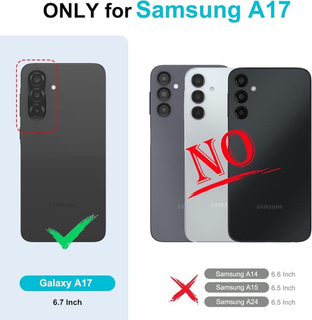 Thumbnail 6 de Kuafcase Samsung A17 Wallet Case 4 Card Slots