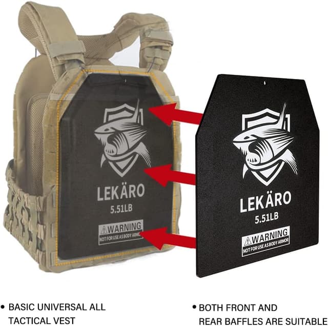 Detalle 2 de Weighted Vest Plates 20.94 LB pair