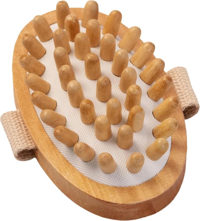 Detalle de Eco Bath Cellulite Hand Brush spazzola da bagno in legno di faggio
