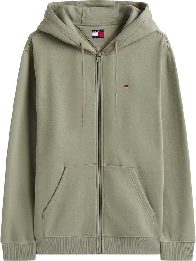Detalle de Tommy Jeans Men’s Flag Zipped Hoodie