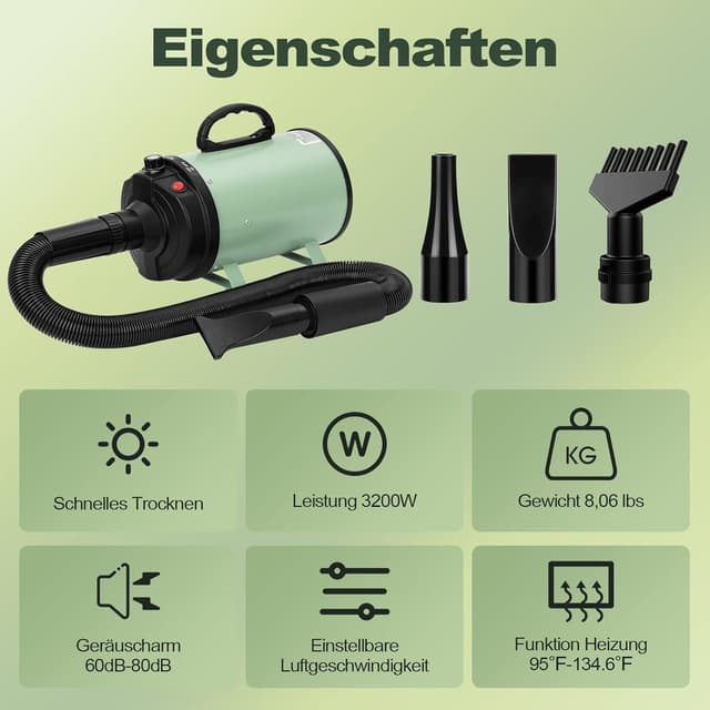 Detalle 2 de XKISS Soffiatore per Cani 3200W 4,5 CV