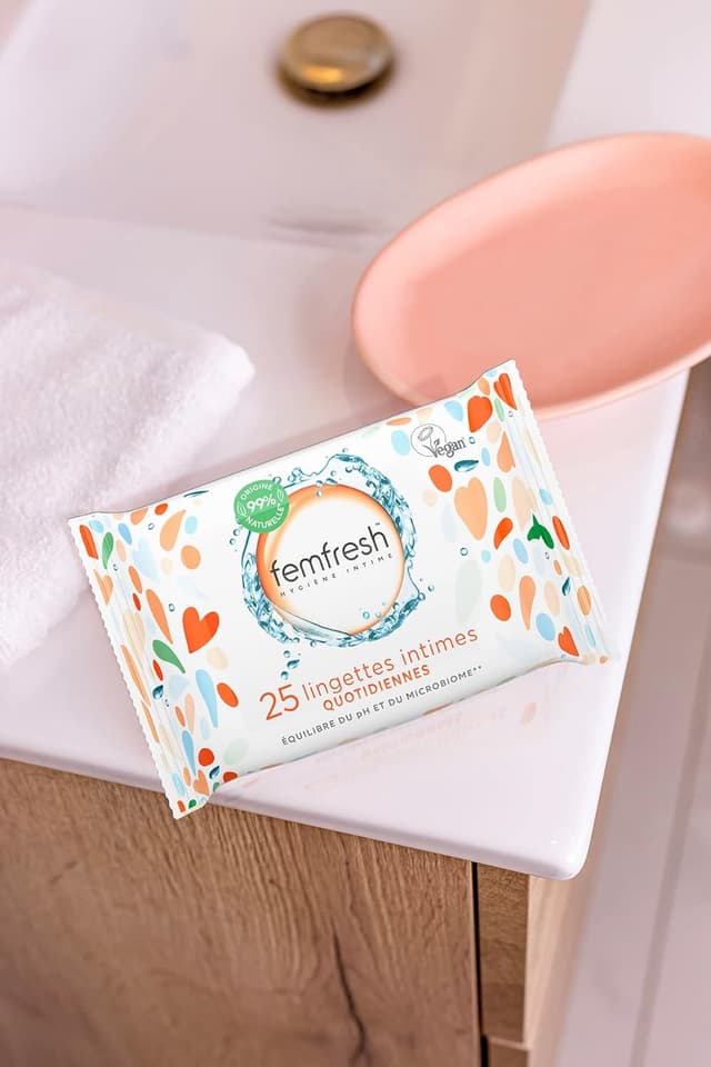 Thumbnail 3 de Femfresh Lingettes Intimes 25 unités