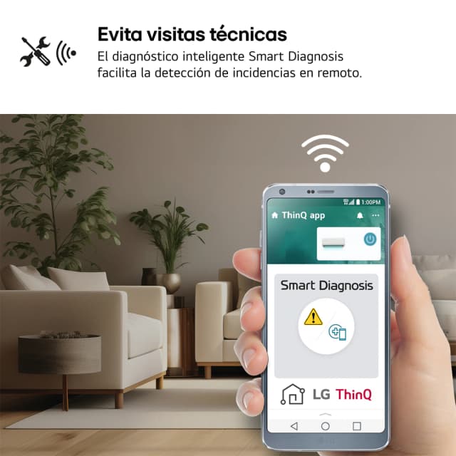 Thumbnail 5 de LG Inverter Split 1x1 2150 Frig 2750 Kcal Wifi