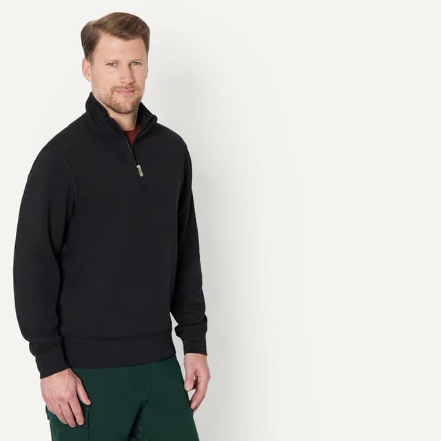 Detalle 2 de Amazon Essentials Men’s Active Sweat Relaxed-Fit Quarter Zip Pullover Sweatshirt