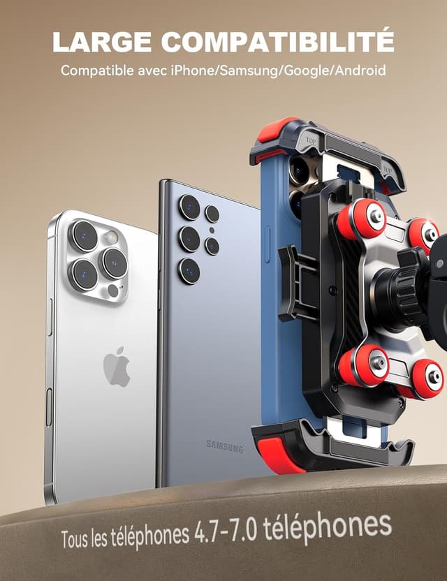 Thumbnail 4 de JOYROOM Support Téléphone Moto Rotation 360°