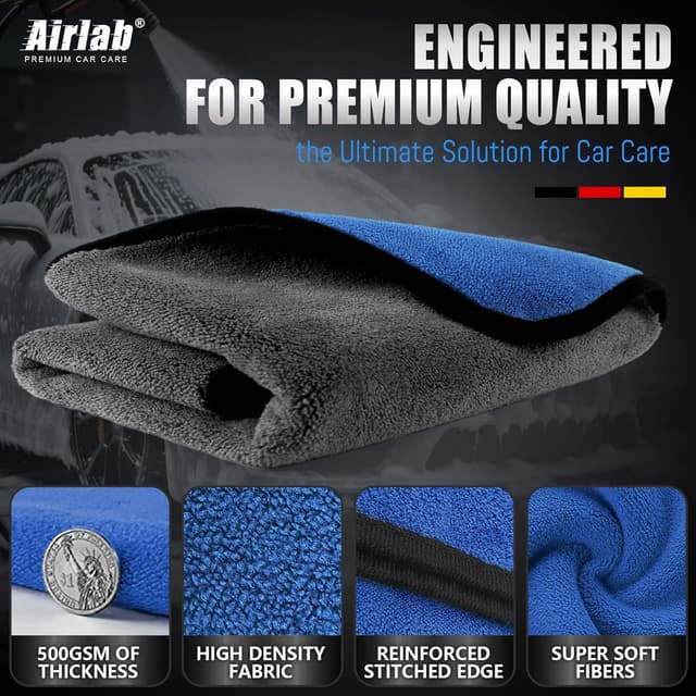 Detalle de Airlab XXL Trockentuch 90 x 60 cm