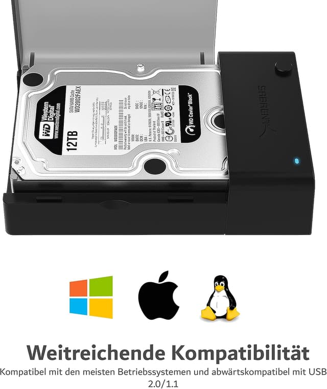 Thumbnail 6 de SABRENT EC-DFLT Dockingstation für 2,5"/3,5" HDD/SSD