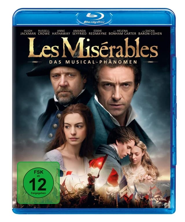 Detalle de Les Miserables in Blu-ray (Drama/Musical) — audio e lingue selezionabili