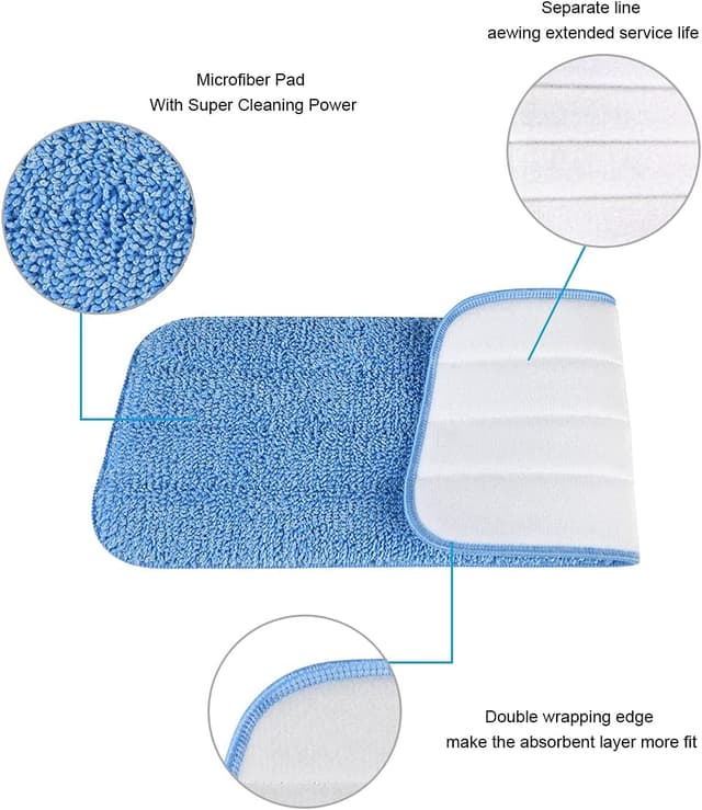 Detalle de Vicloon panno mocio in microfibra 6 pezzi