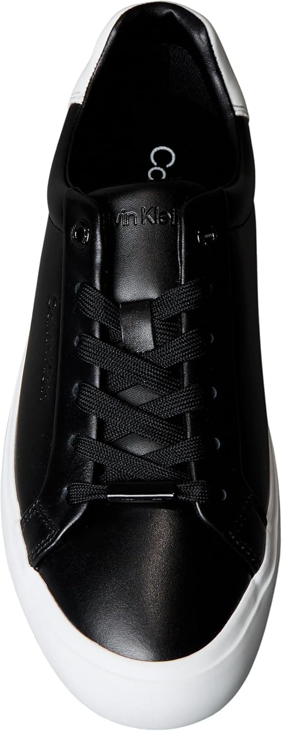 Detalle 2 de Calvin Klein Women’s Lace-up Leather Cupsole Trainers