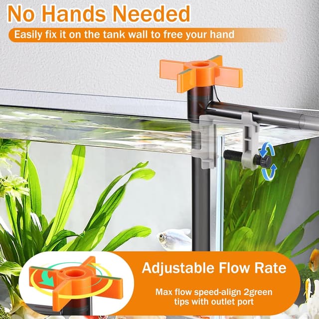 Detalle 1 de Fentar Aquarium Reiniger Sauger 3-in-1 44-57 cm