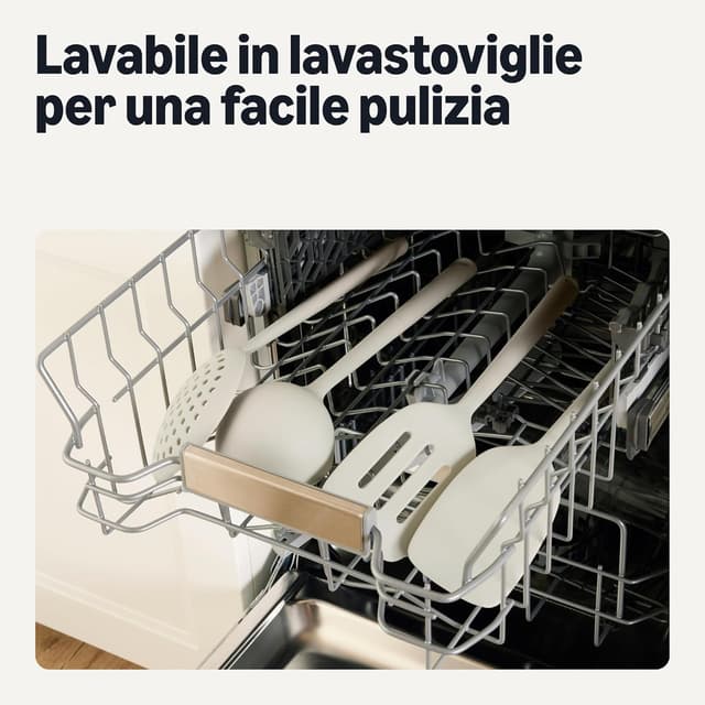 Thumbnail 4 de Amazon Basics Cucchiai e Mestoli in silicone 4 pezzi 🍽