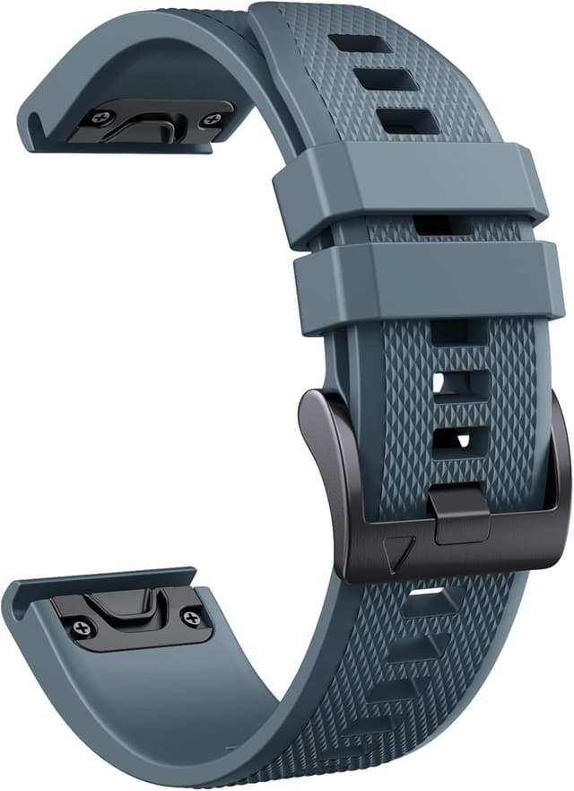 Detalle de NotoCity Quickfit 22mm Soft Silicone Strap for Garmin Fenix 6/6 Pro, Fenix 7 and 47mm models