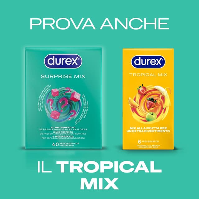 Thumbnail 6 de Durex Surprise Mix 40 preservativi 🛡