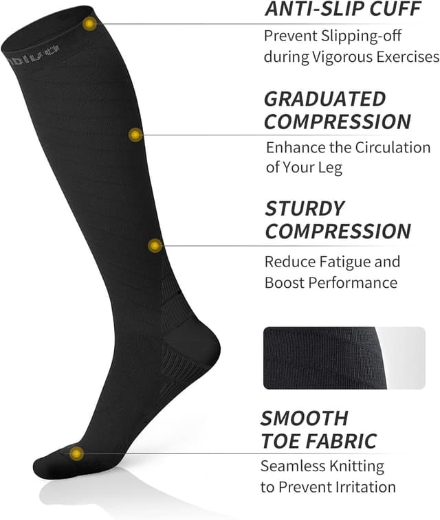 Thumbnail 2 de CAMBIVO Compression Socks 2 Pairs