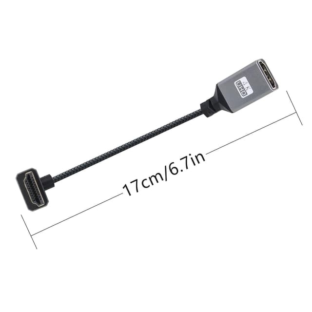 Thumbnail 5 de RIIEYOCA 4K UHD 17 cm HDTV Verlängerungskabel