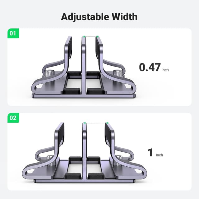 Thumbnail 3 de UGREEN Dual Slot Vertical Laptop Stand