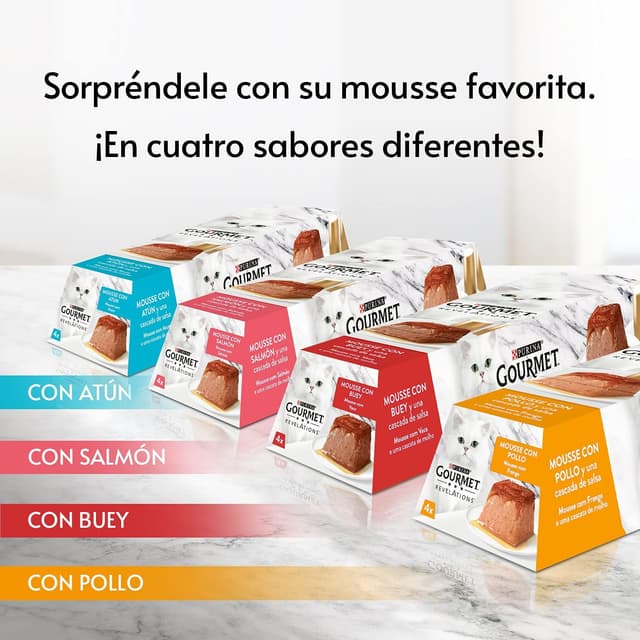 Thumbnail 6 de Gourmet Purina Revelations Mousse 24 x 57 g đ±