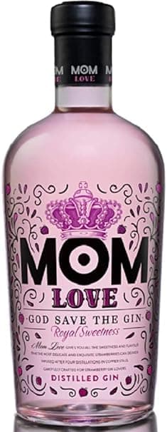 Detalle de MOM Love - Ginebra Premium de Fresa - 700 ml 🍓